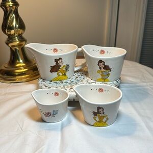 Rae Dunn Beauty and The Beast measuring cups